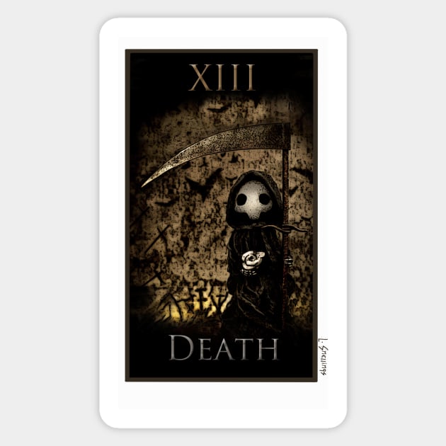 Tarot Death Sticker by LisaSnellings